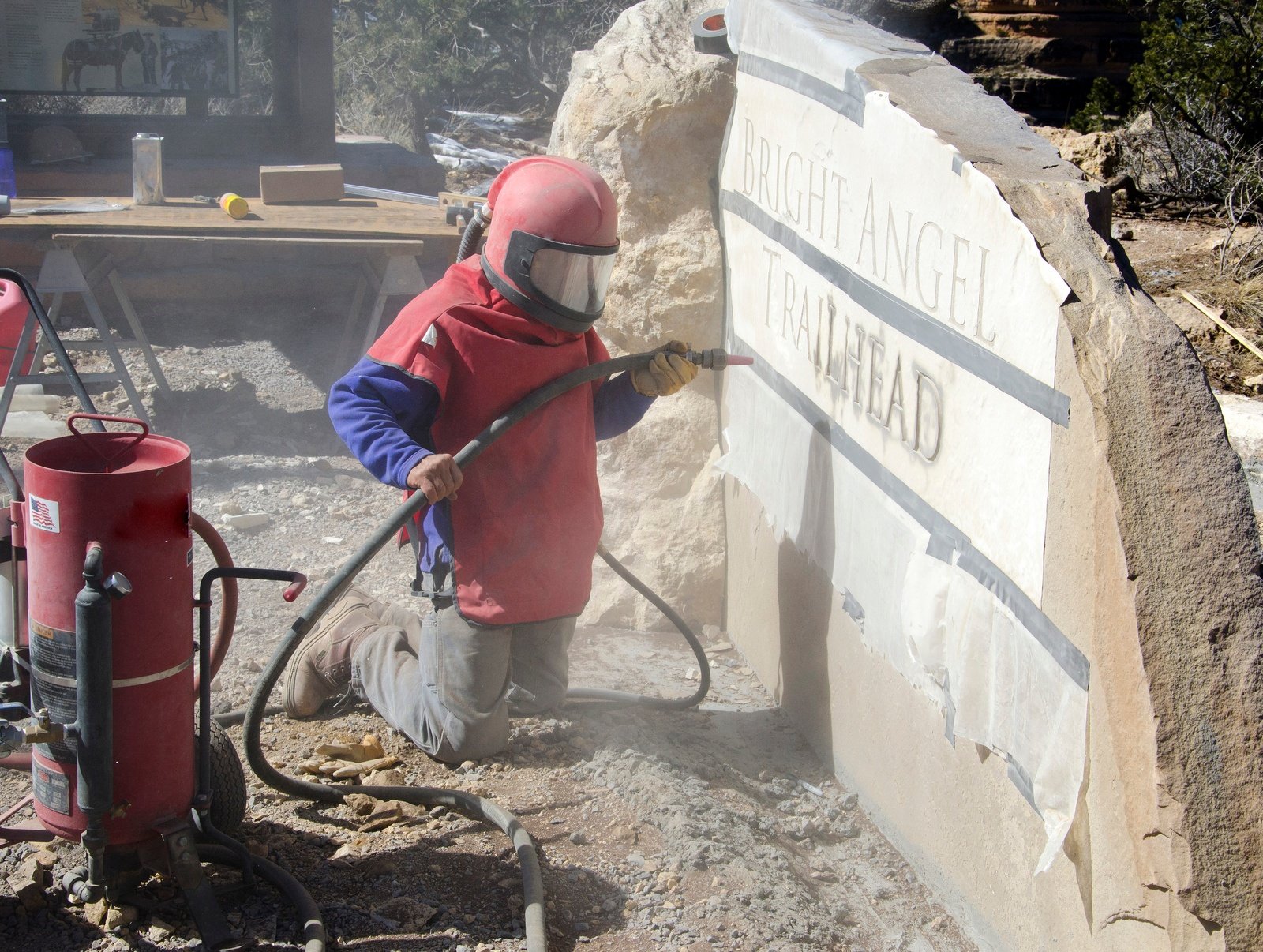 Sandblasting