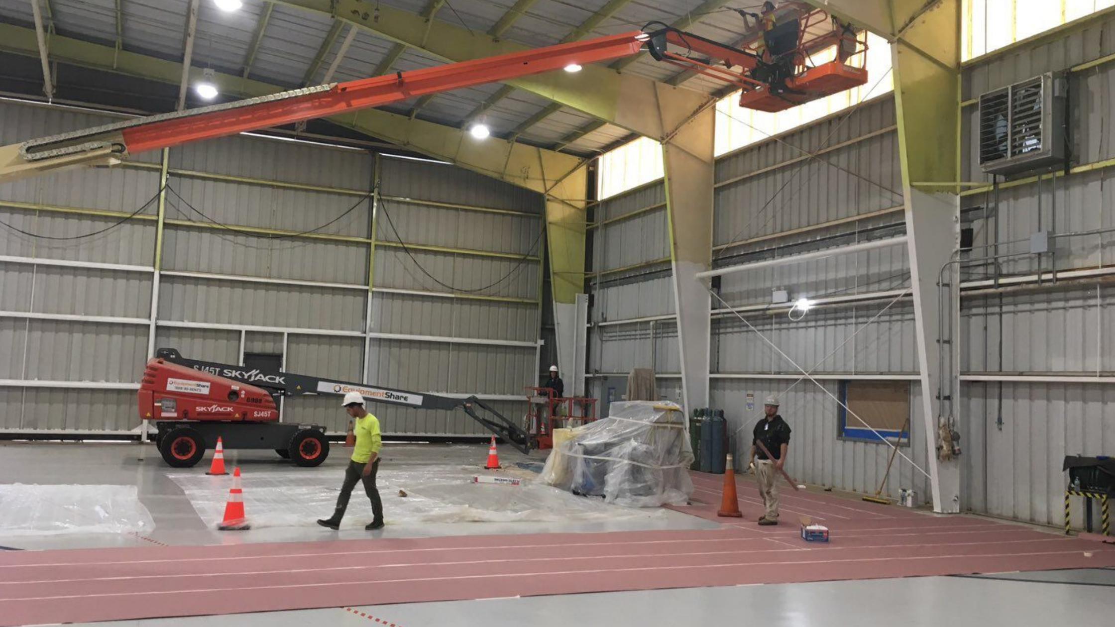 Painting Industrial roof