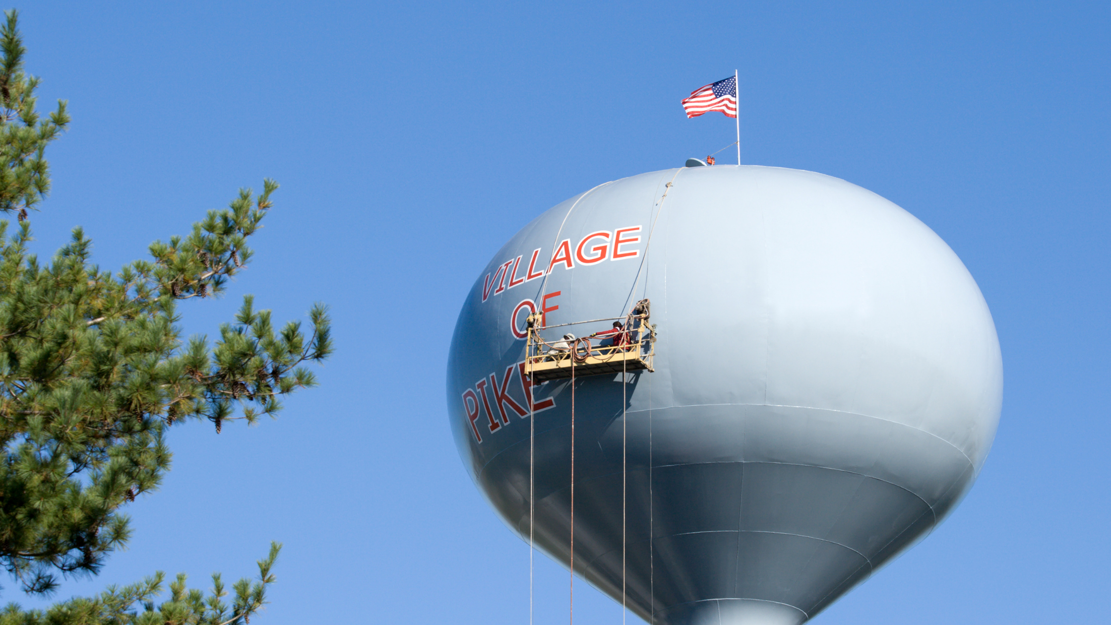 Painting Water Tower