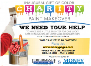 Gift of Color Charity Painting Makeover Underway 