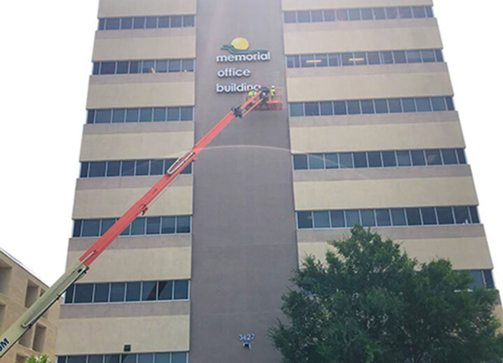 Pressure washing and painting of hospital and medical offices - Performance Painting