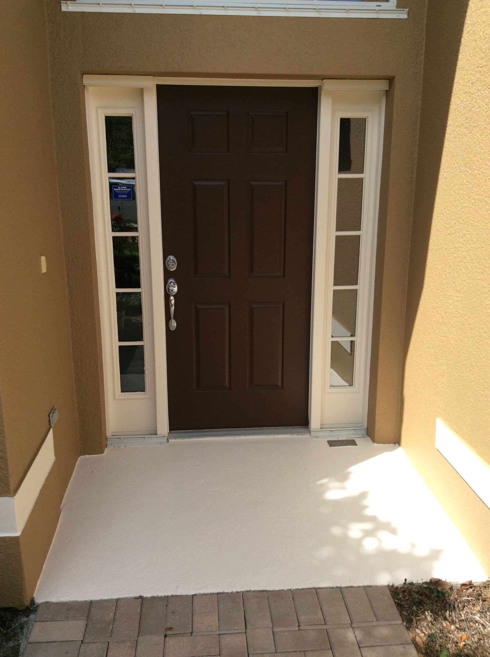 Door paint clearance