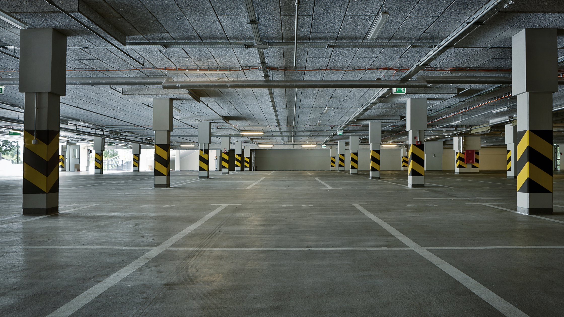 painting parking garage