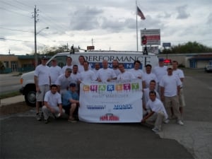 Winner of Gift of Color: Jacksonville’s Homeless Pets Performance Painting, Money Pages and Pap Johns all come together to reward First Coast No More Homeless Pets with a Gift of Color Paint Mak