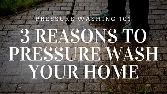pressure wash your home