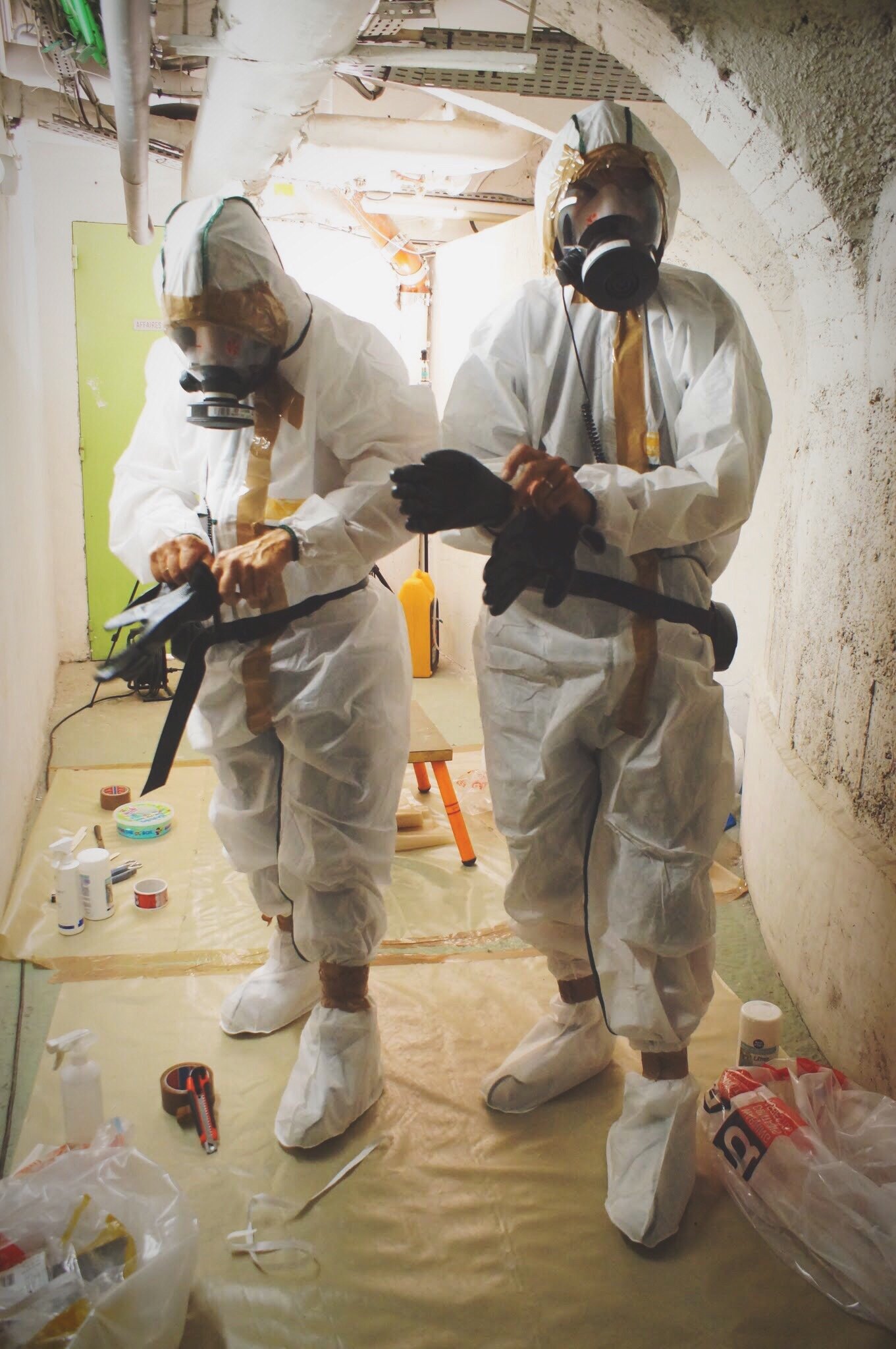 Painting Confined Space