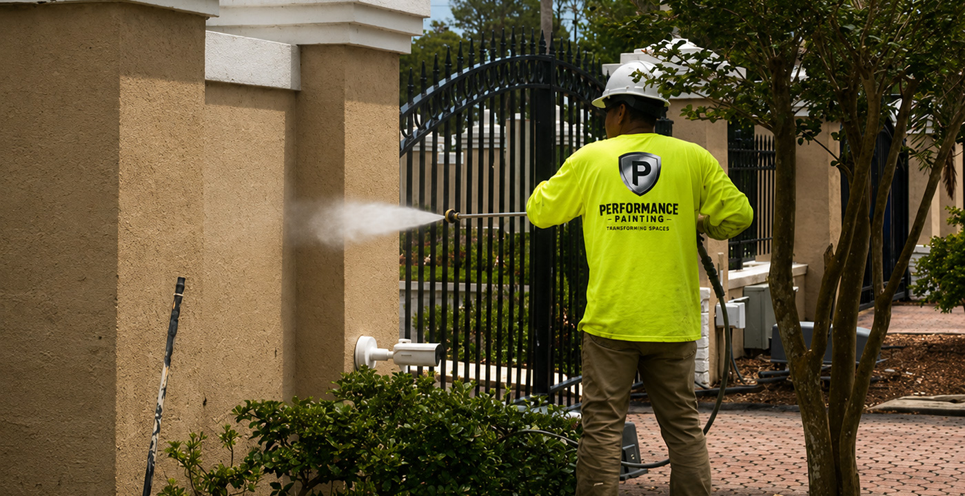 professional surface preparation before industrial coating application, Jacksonville, FL.